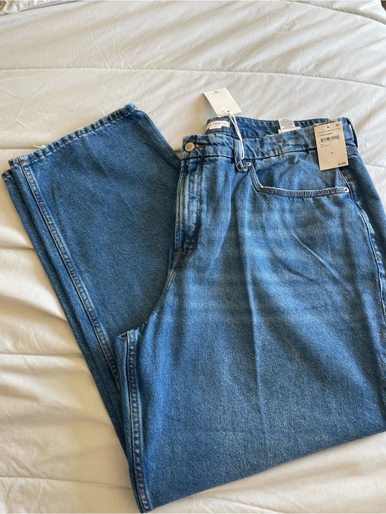 Good American Denim - Good American Relaxed Fit Women's Denim Jeans - Blue Wash